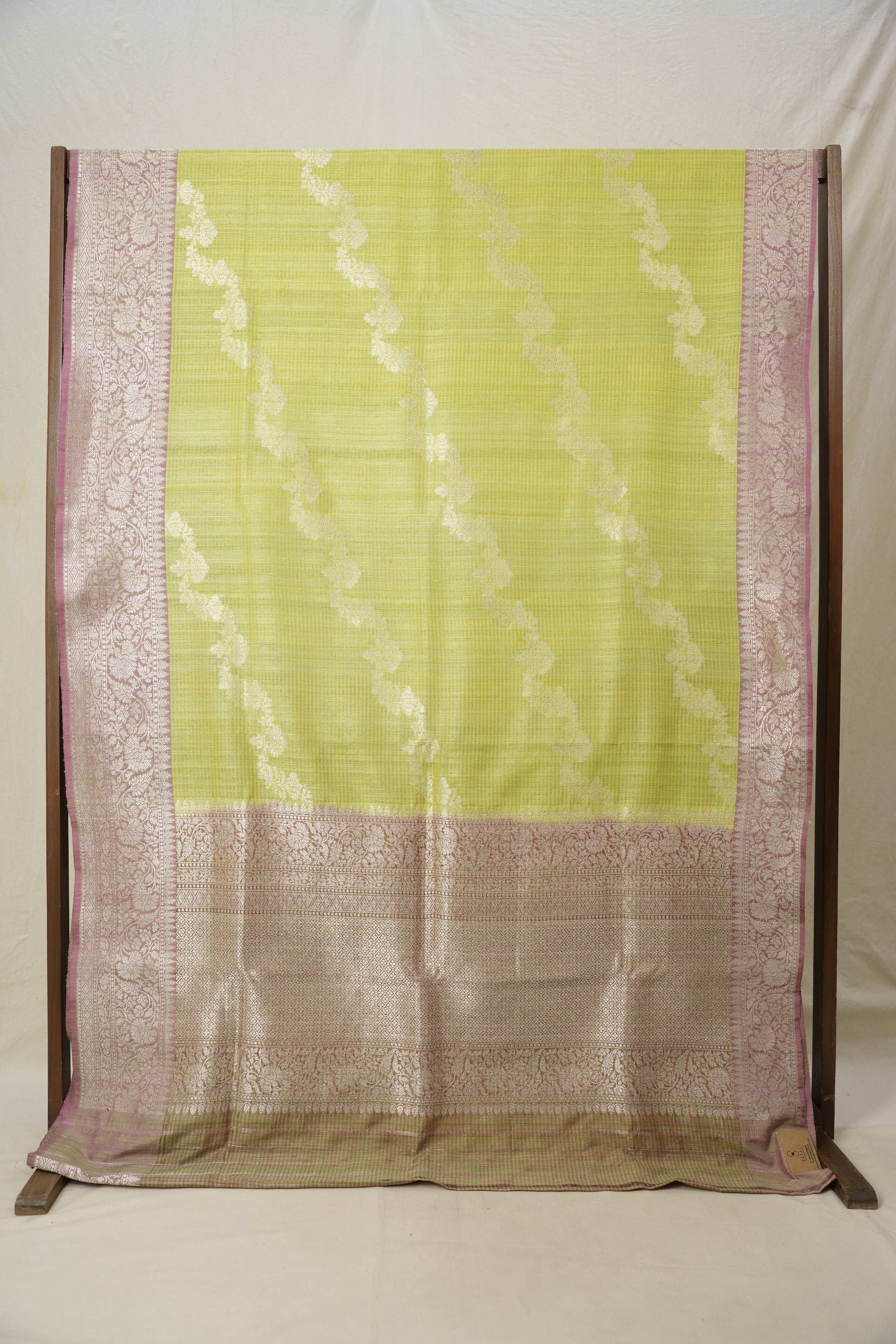 Pista Green Banarasi Silk Saree - SRPGBSS834