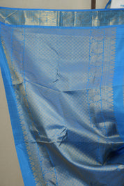 White Kanjeevaram Silk Saree - SRWKSS936