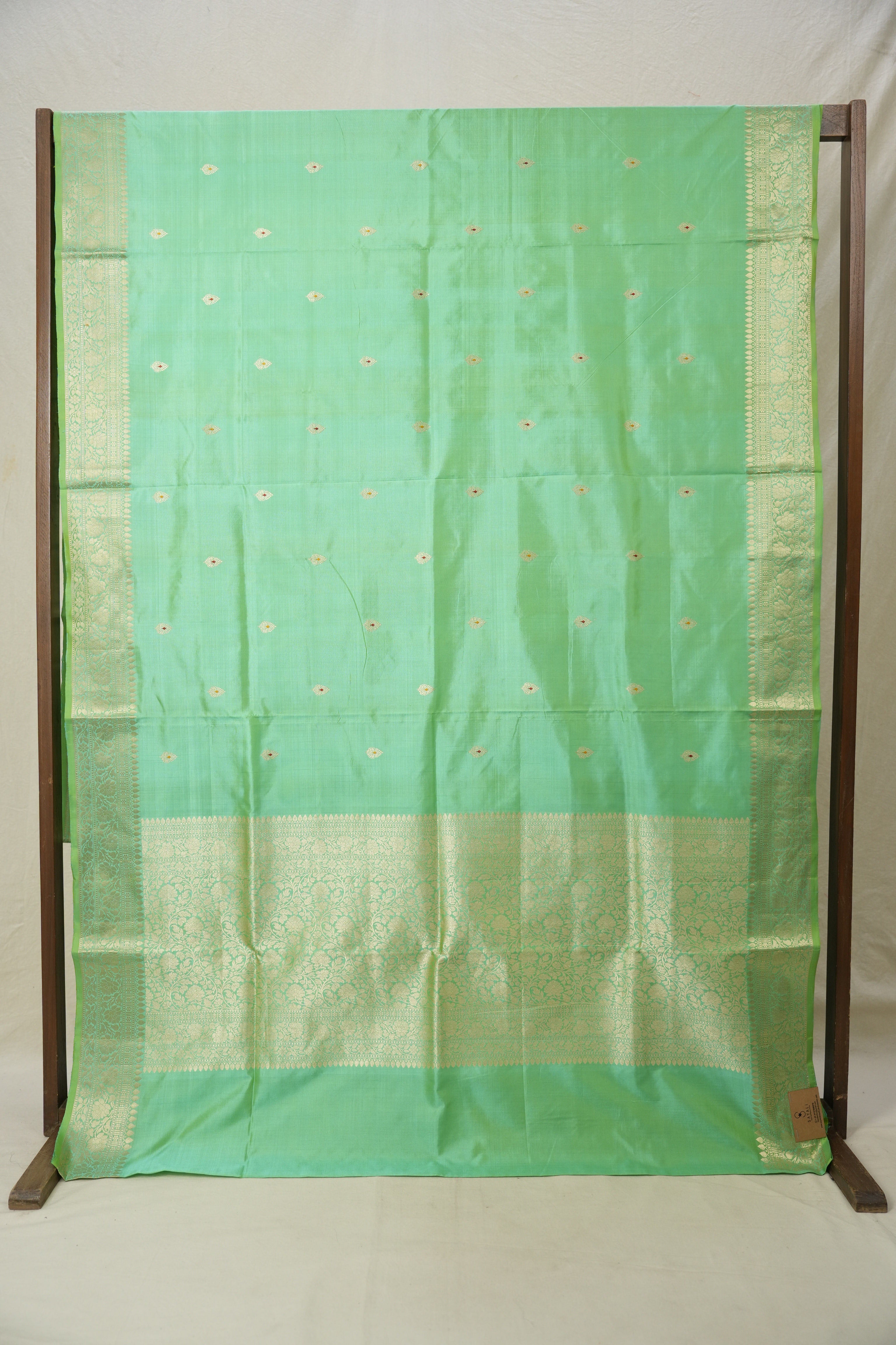 Pista Green Banarasi Silk Saree - SRPGBSS850