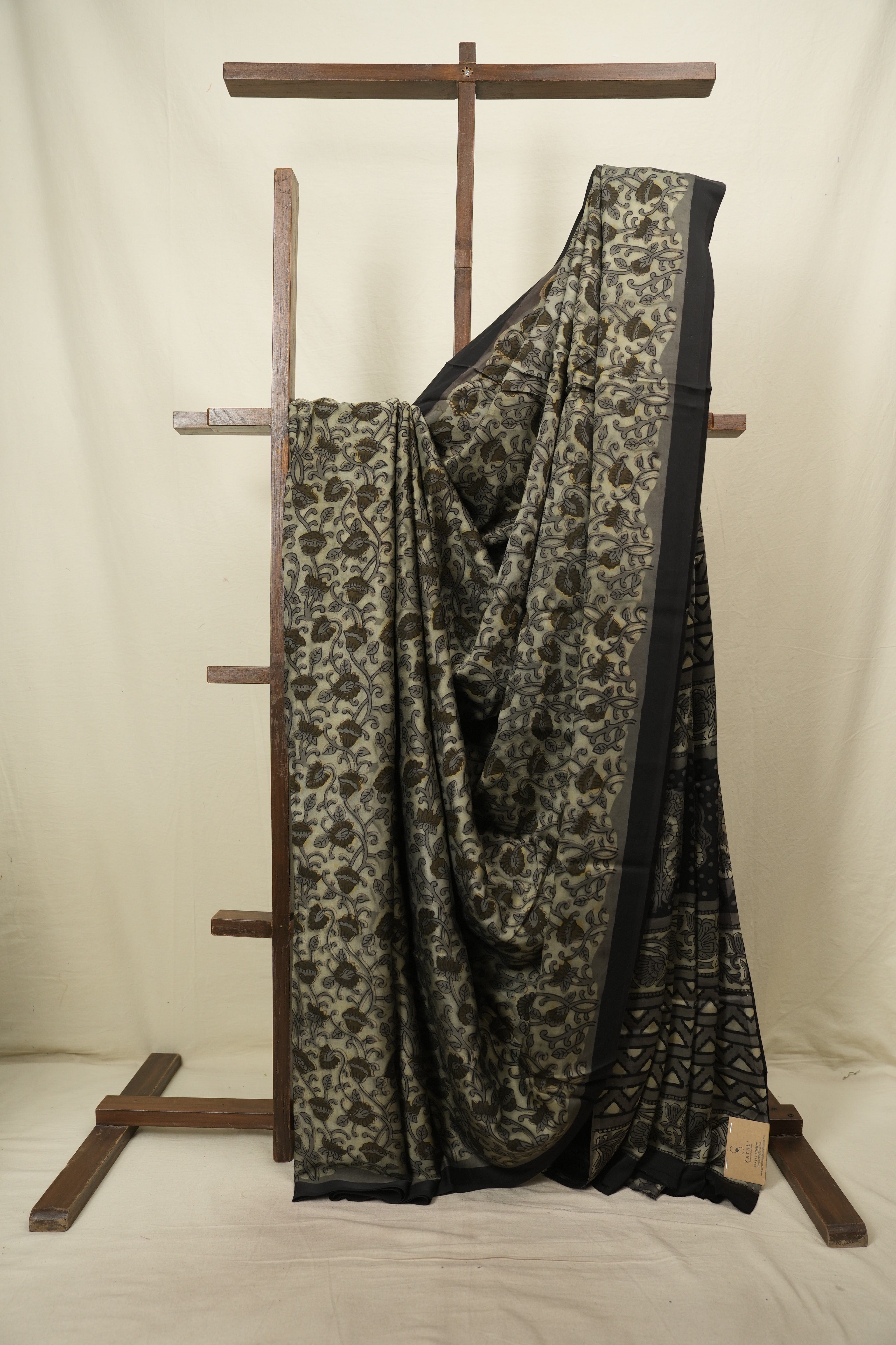 Sage Green Modal Silk Saree -SRSGMSS774
