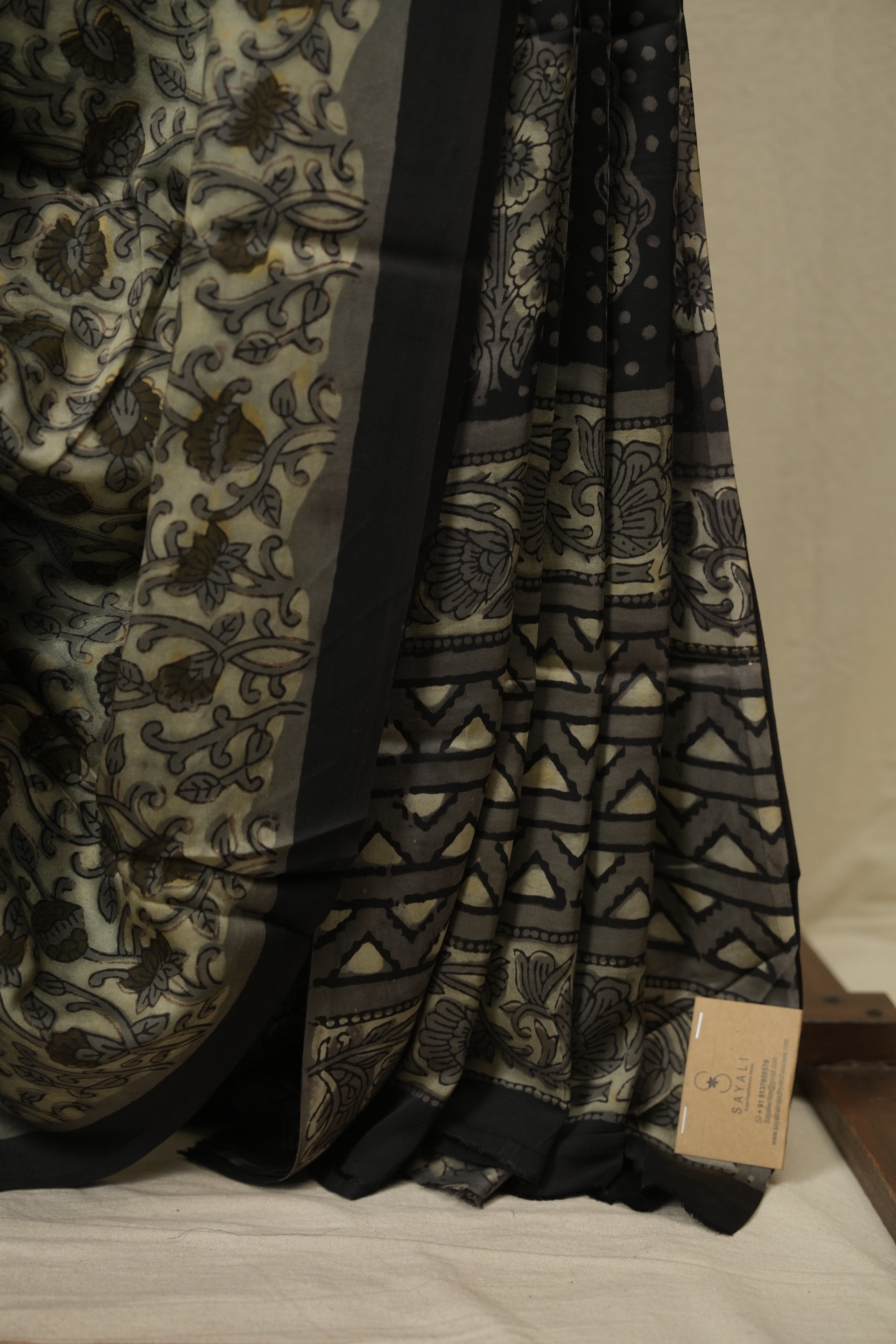 Sage Green Modal Silk Saree -SRSGMSS774