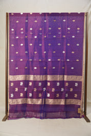 Purple Tissue Banarasi Silk Saree - SRPTBSS008