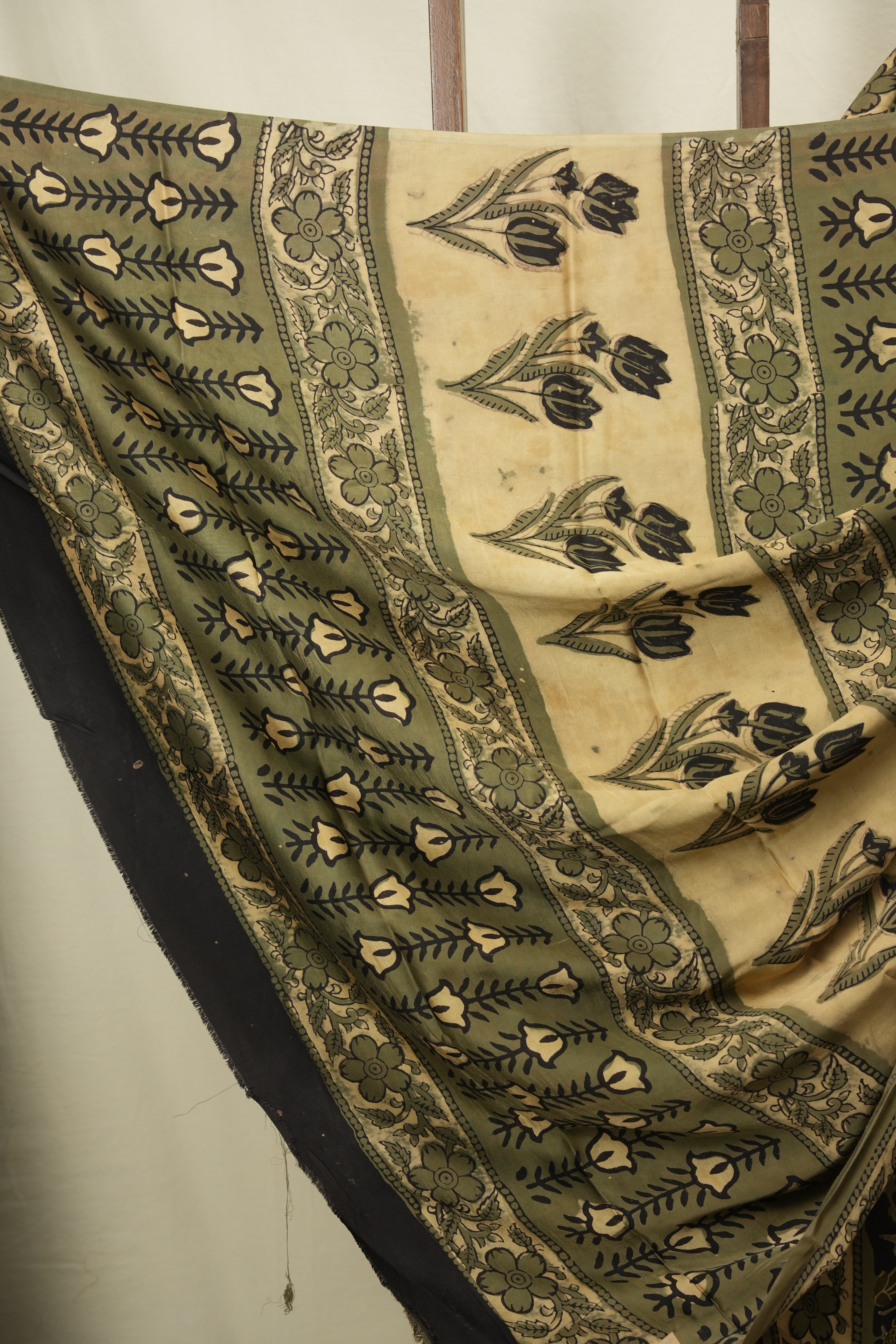 Black Modal Silk Saree -SRBMSS776