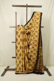 Mustard HBP Modal Silk Saree - SRMMSS713