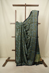 Olive Modal Silk Saree -SROMSS767