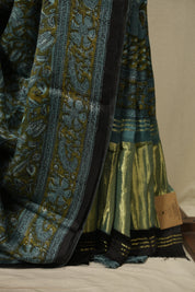 Olive Modal Silk Saree -SROMSS767