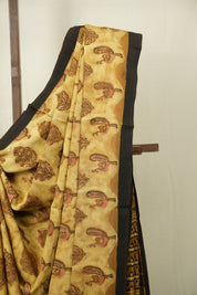 Mustard HBP Modal Silk Saree - SRMMSS713