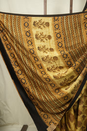 Mustard HBP Modal Silk Saree - SRMMSS713