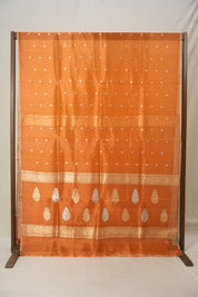 Orange Tissue Banarasi Silk Saree - SROTBSS49