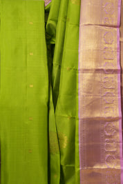 Parrot Green Kanjeevaram Silk Saree - SRPGKSS945
