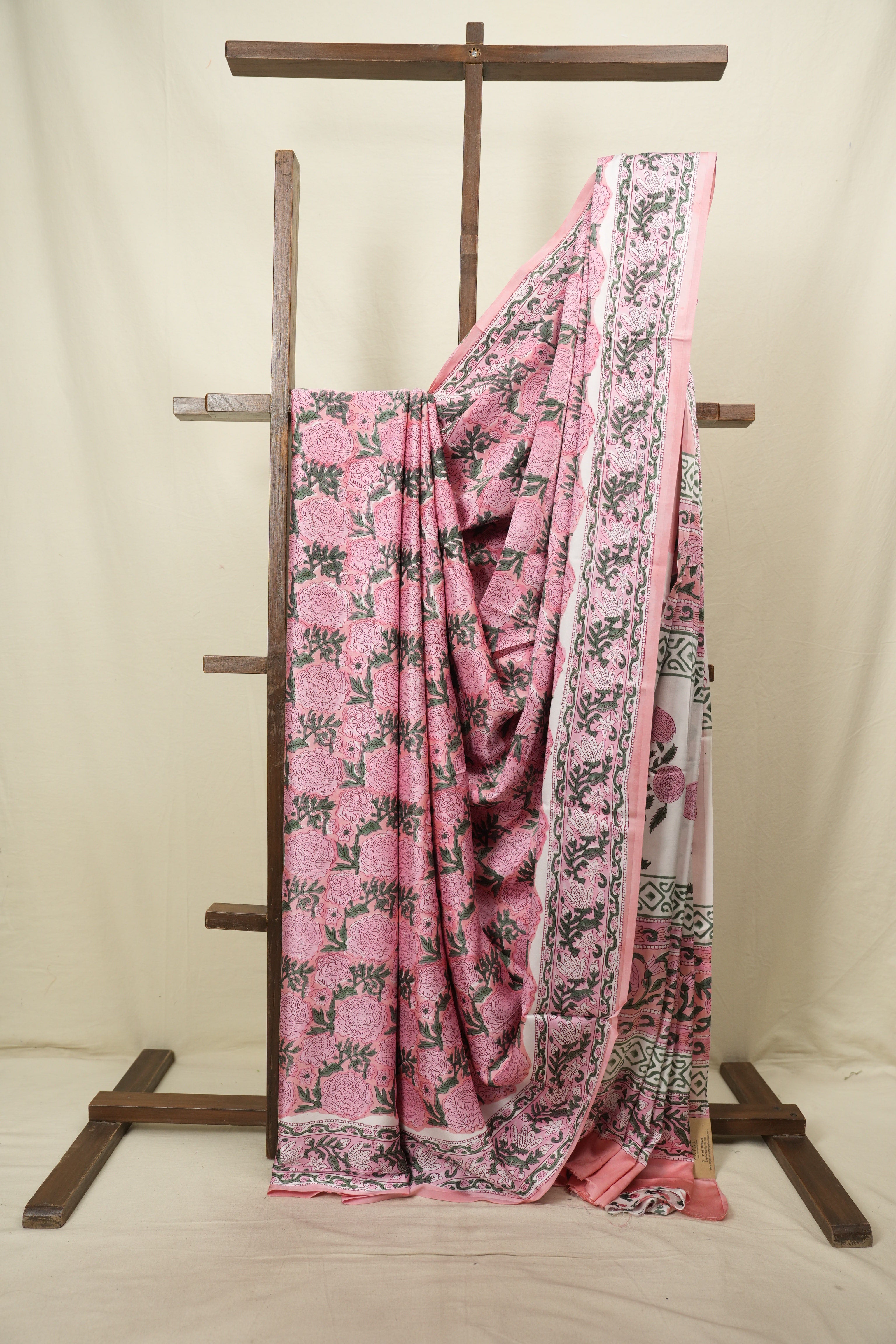 Peach Modal Silk Saree -SRPMSS768