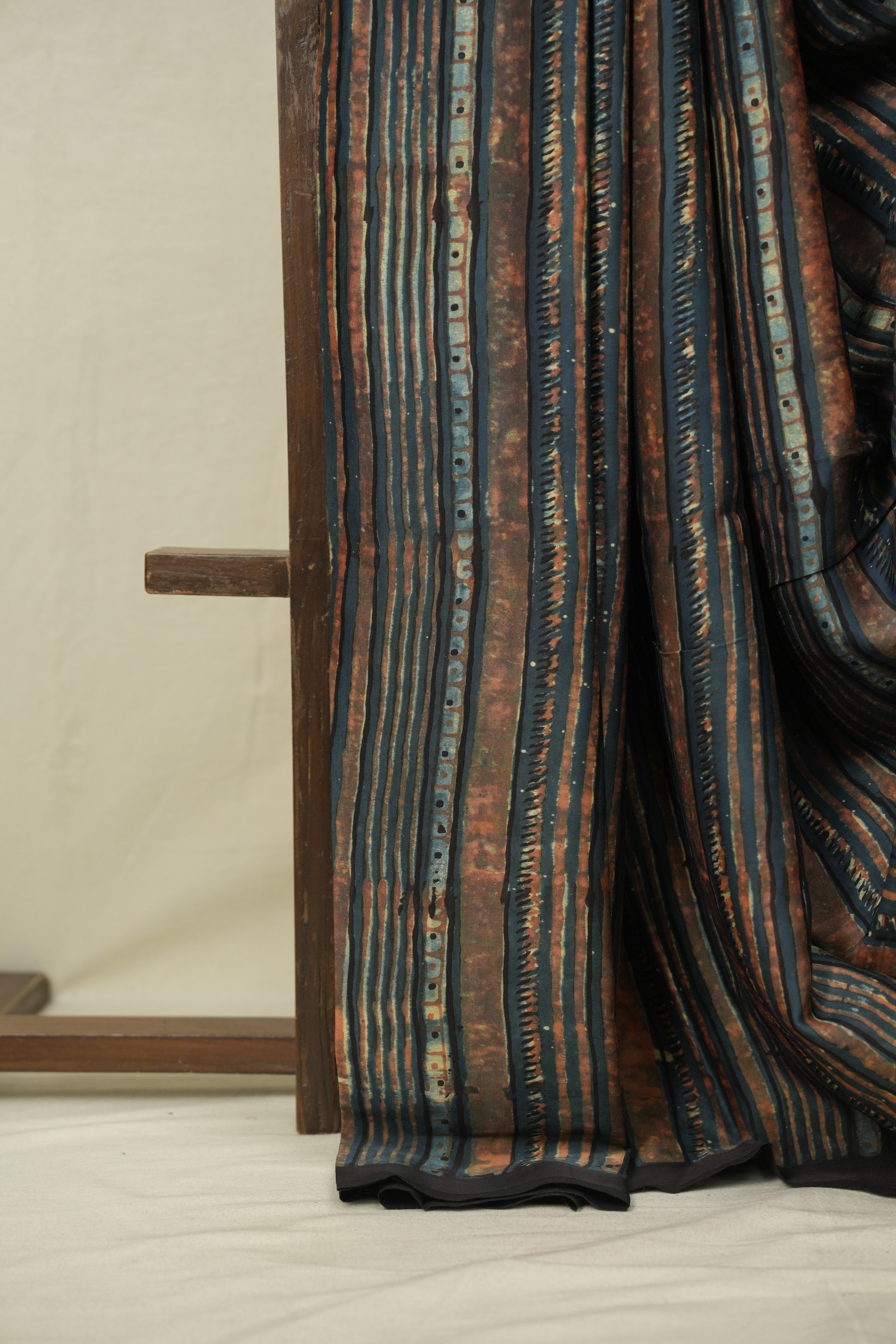 Blue HBP Modal Silk Saree - SRBMSS712