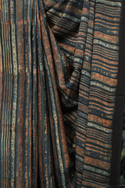 Blue HBP Modal Silk Saree - SRBMSS712
