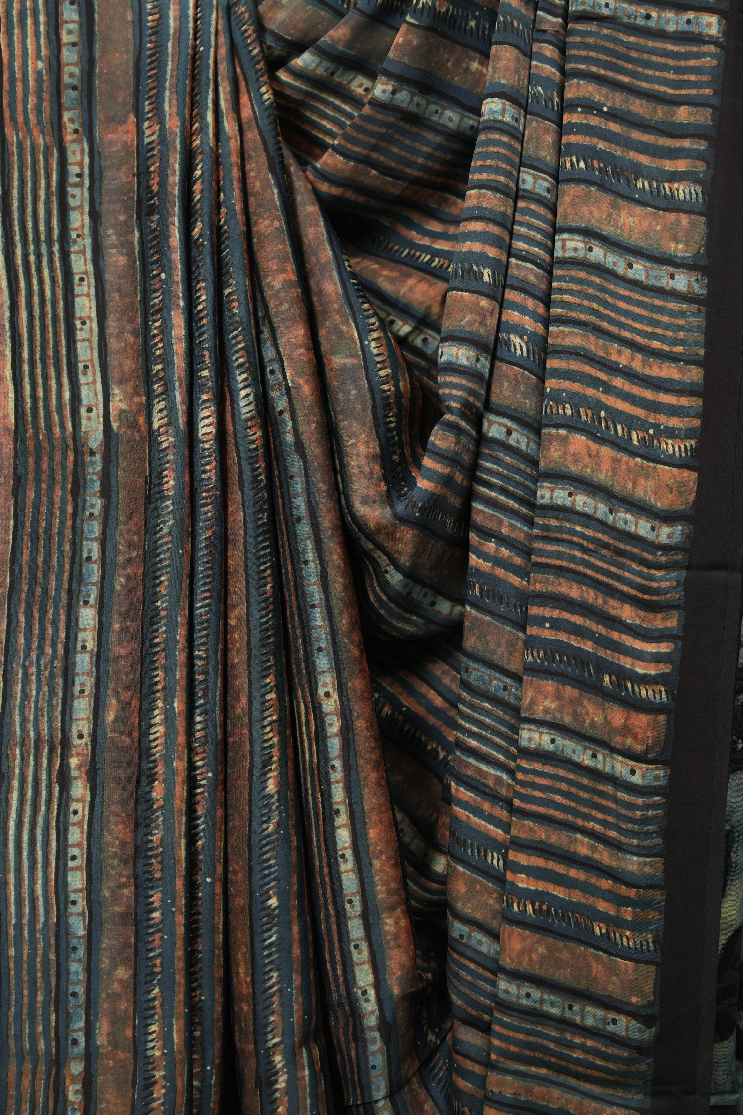 Blue HBP Modal Silk Saree - SRBMSS712