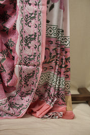 Peach Modal Silk Saree -SRPMSS768