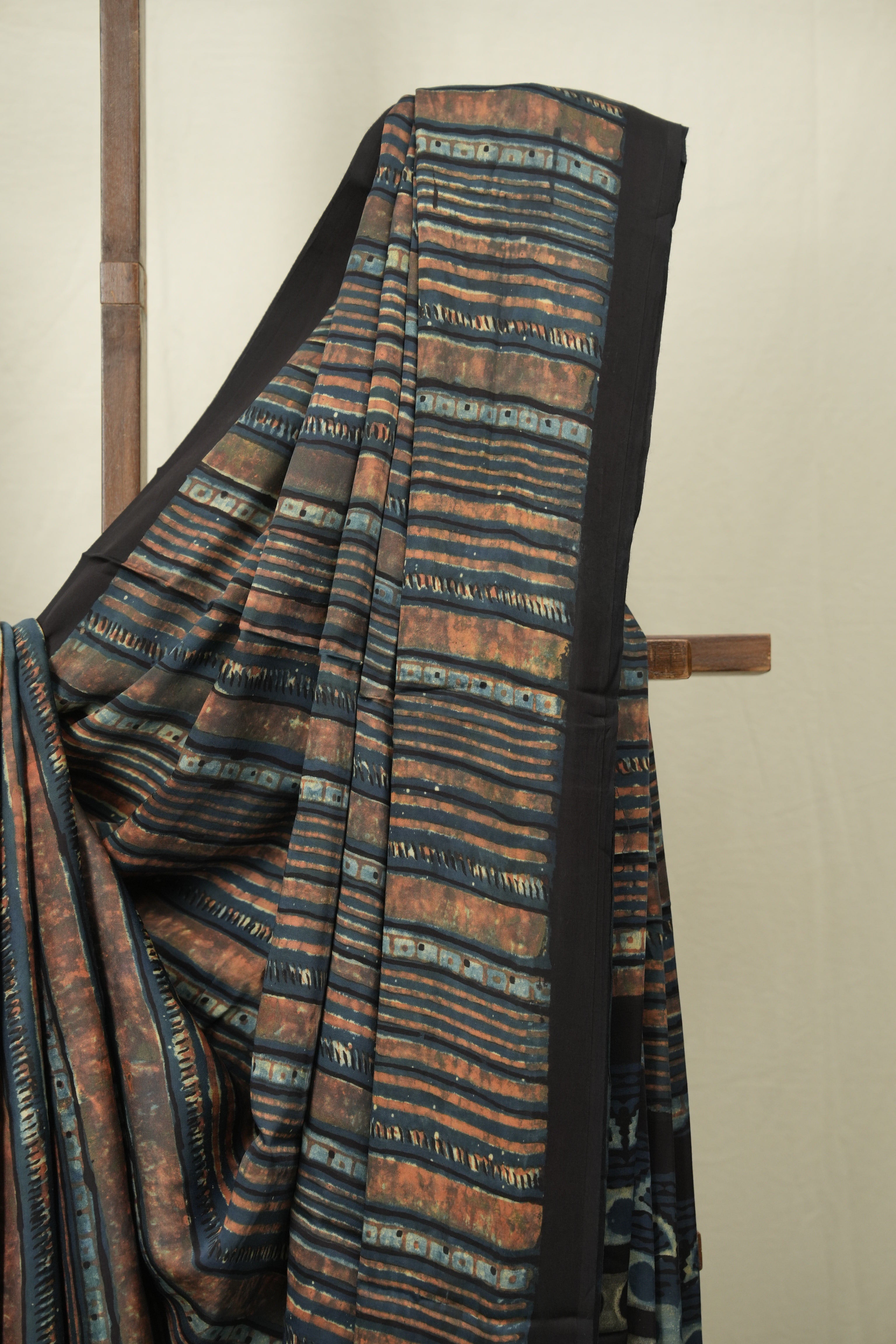 Blue HBP Modal Silk Saree - SRBMSS712