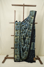 Blue HBP Modal Silk Saree - SRBMSS711