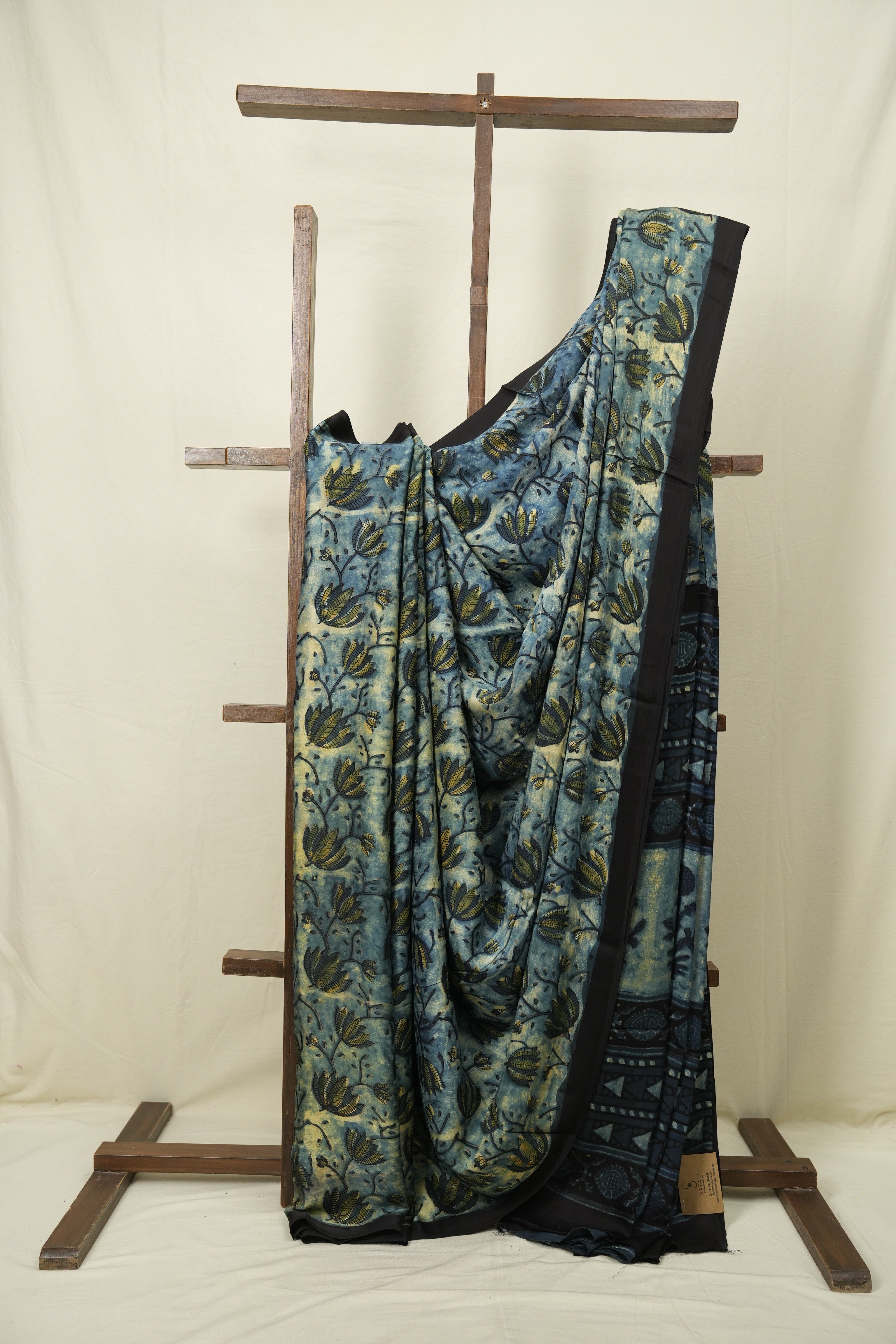 Blue HBP Modal Silk Saree - SRBMSS711