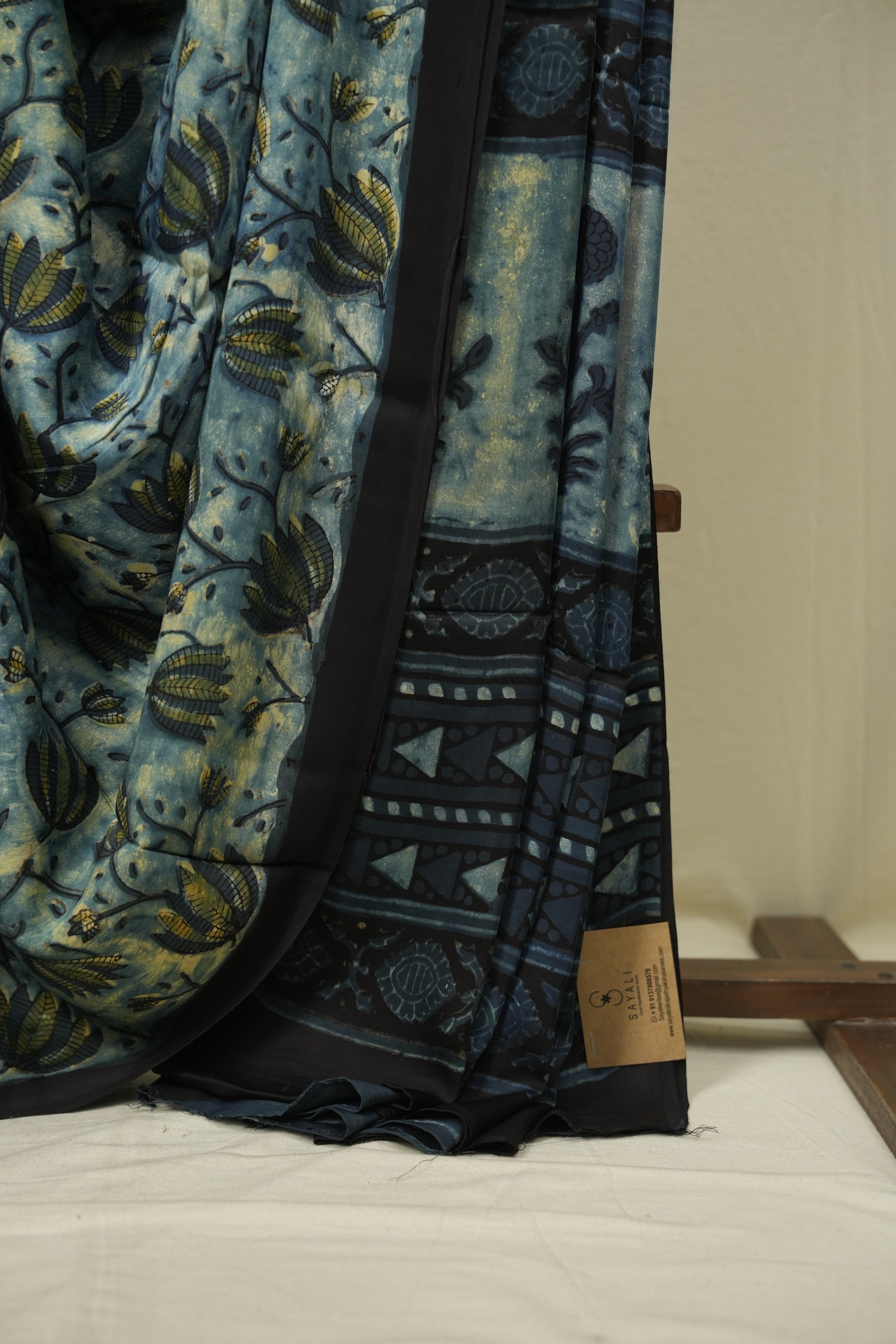 Blue HBP Modal Silk Saree - SRBMSS711