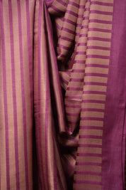 Magenta Tussar Silk Saree - SRMTSS1593