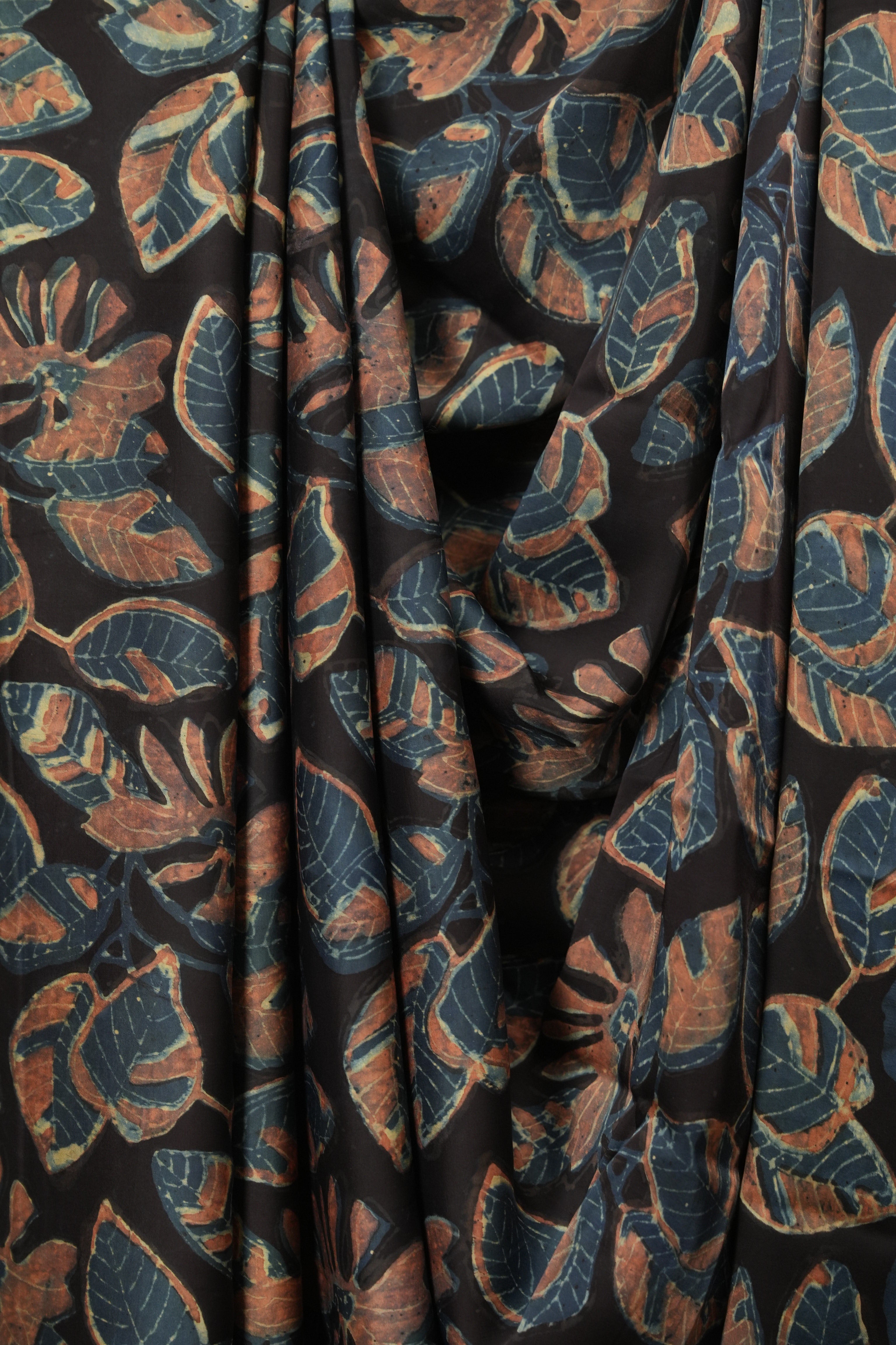 Black Modal Silk Saree -SRBMSS756