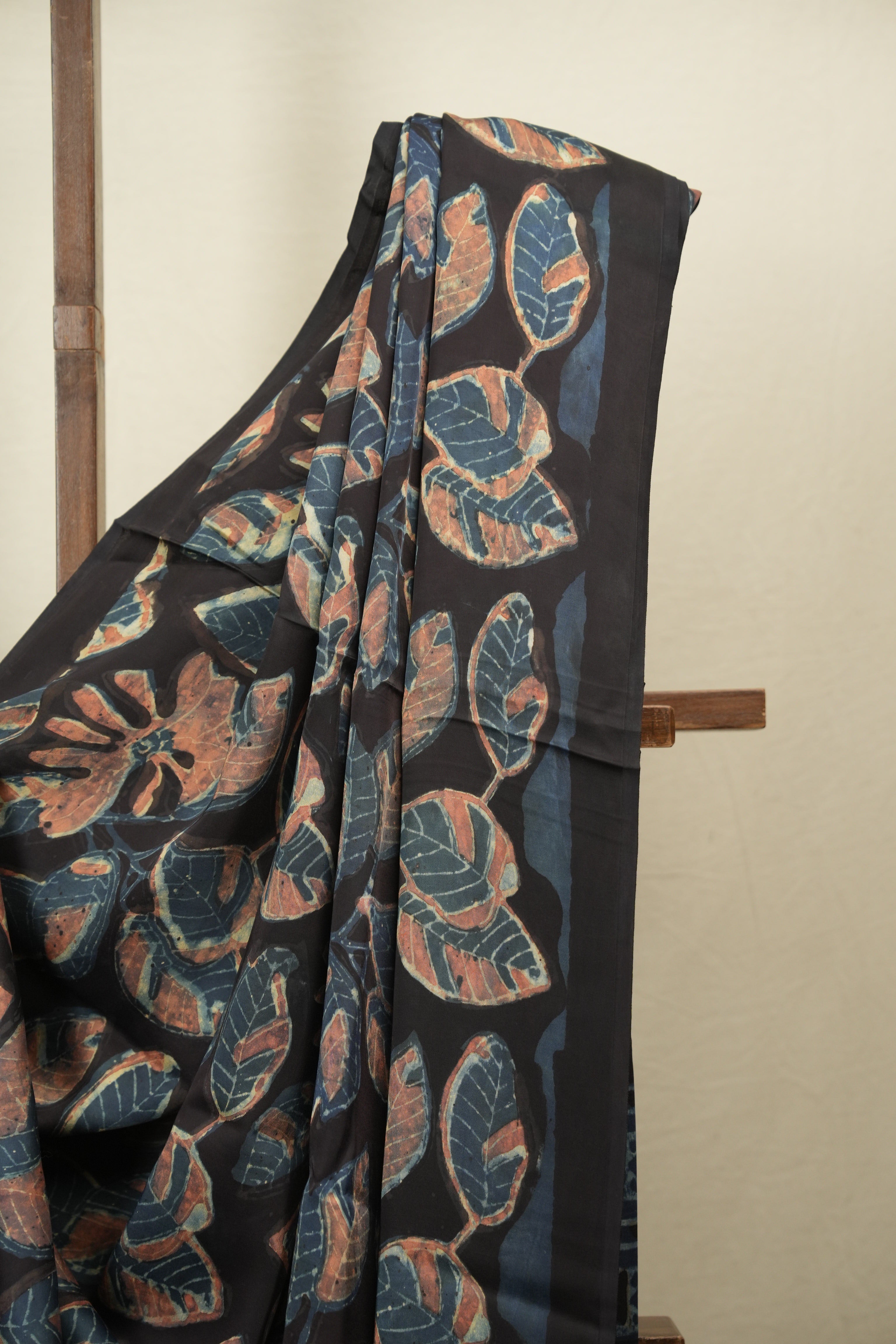 Black Modal Silk Saree -SRBMSS756