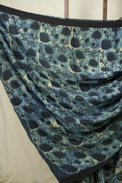 Blue HBP Modal Silk Saree - SRBMSS711