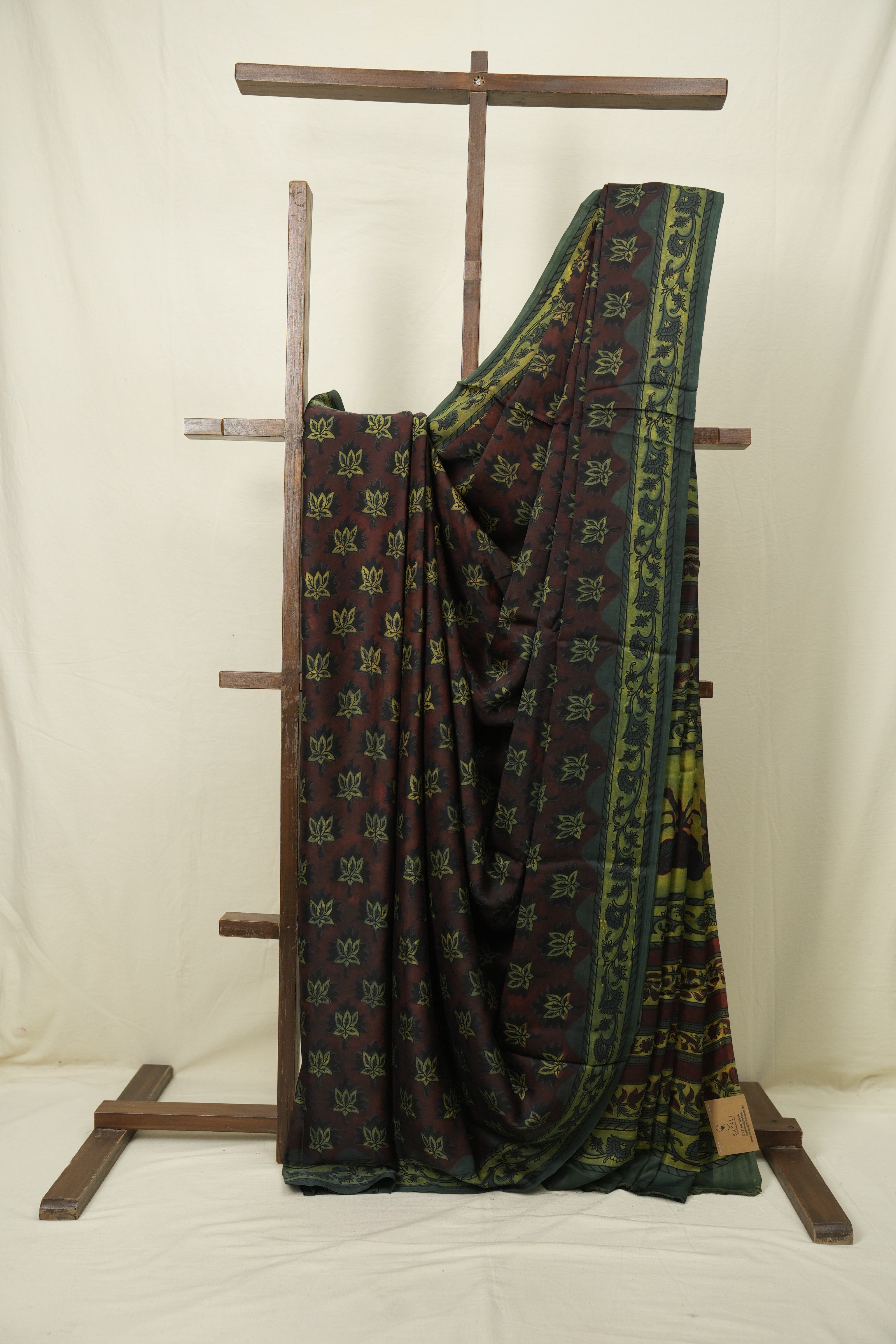 Brick HBP Modal Silk Saree - SRBMSS710