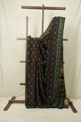 Brick HBP Modal Silk Saree - SRBMSS710