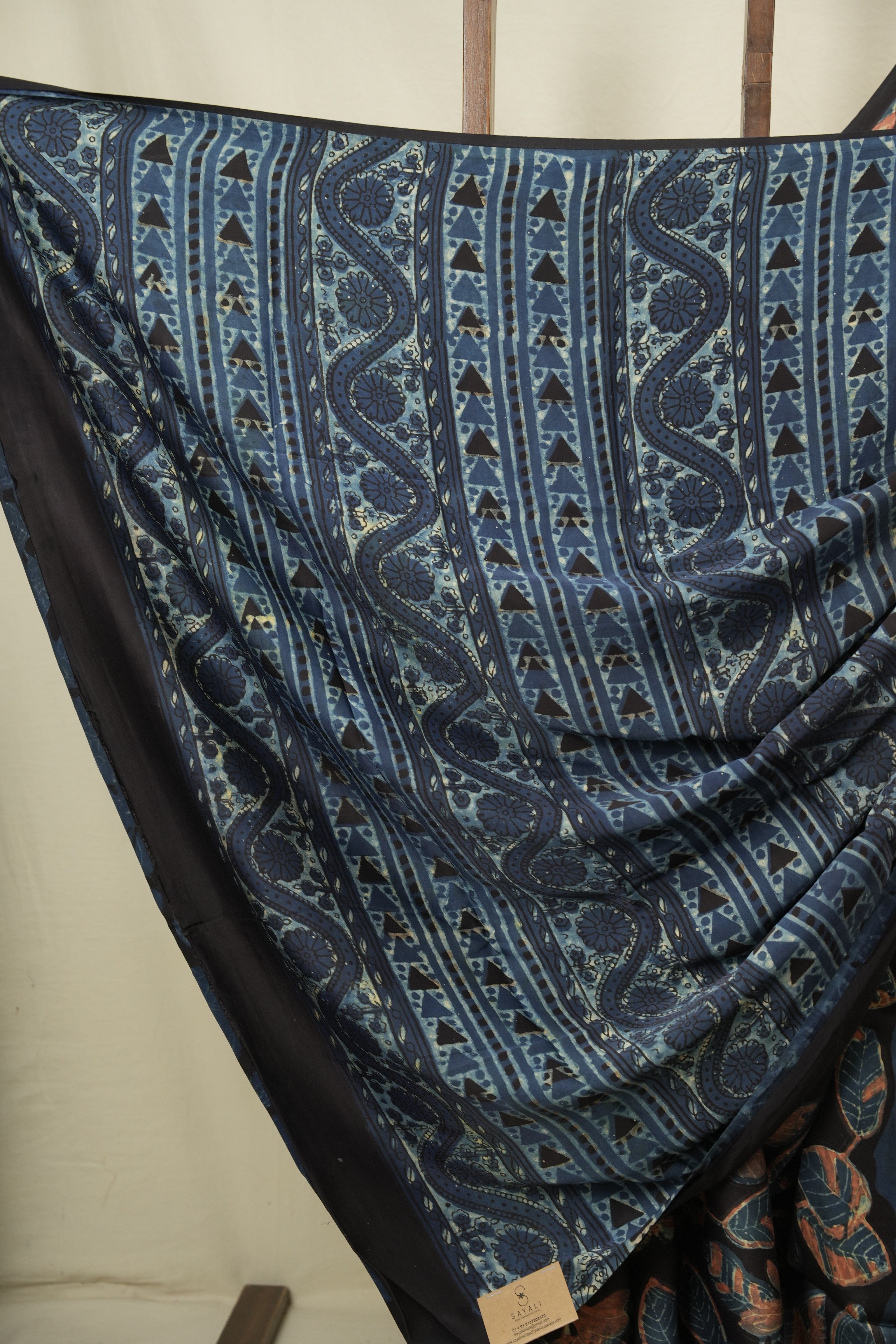 Black Modal Silk Saree -SRBMSS756