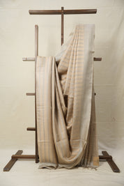 Light Beige Tussar Silk Saree - SRLBTSS1602