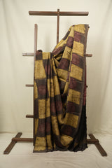 Muted Olive Modal Silk Saree -SRMOMSS751