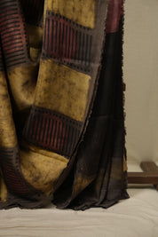Muted Olive Modal Silk Saree -SRMOMSS751