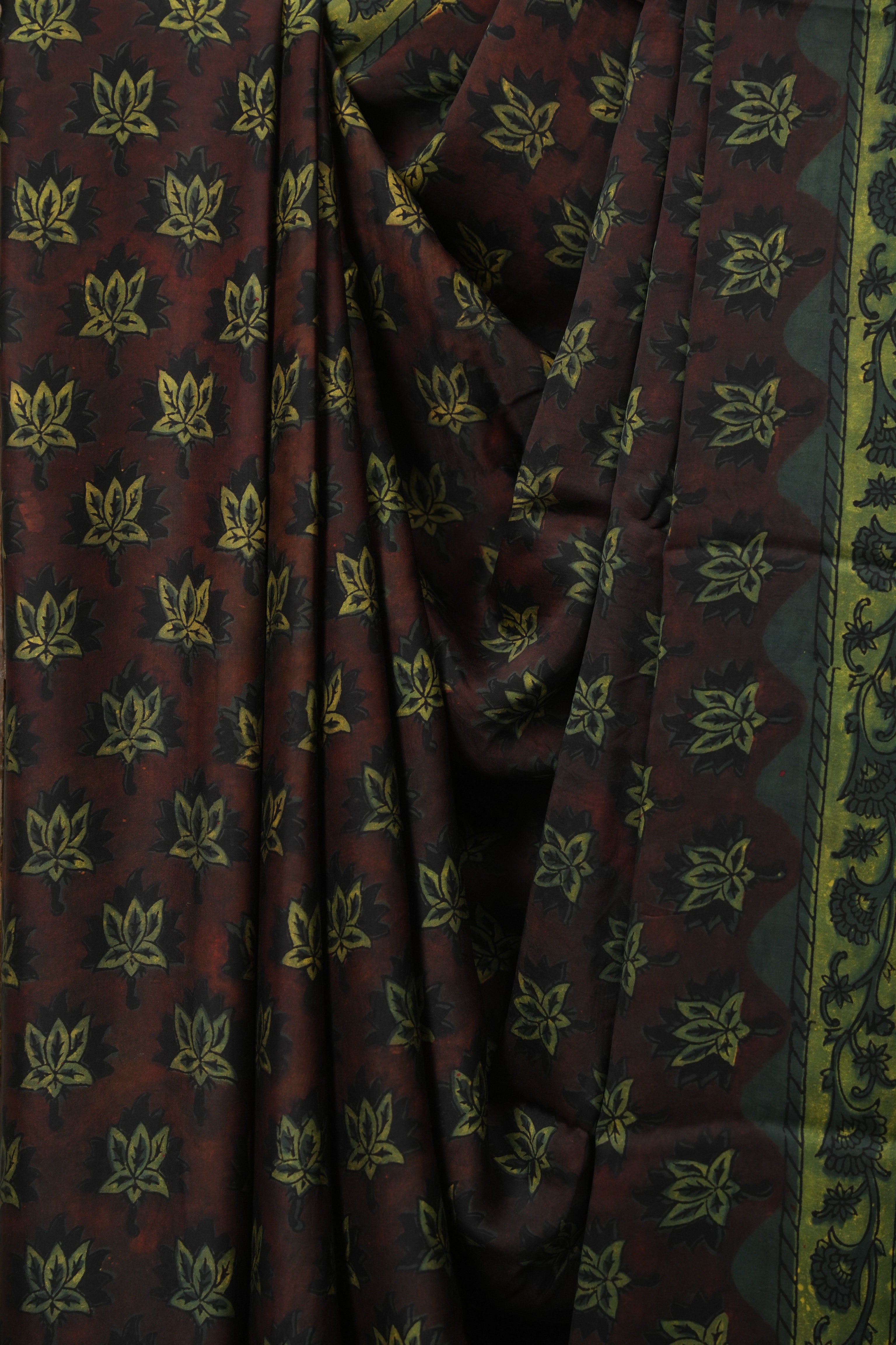 Brick HBP Modal Silk Saree - SRBMSS710