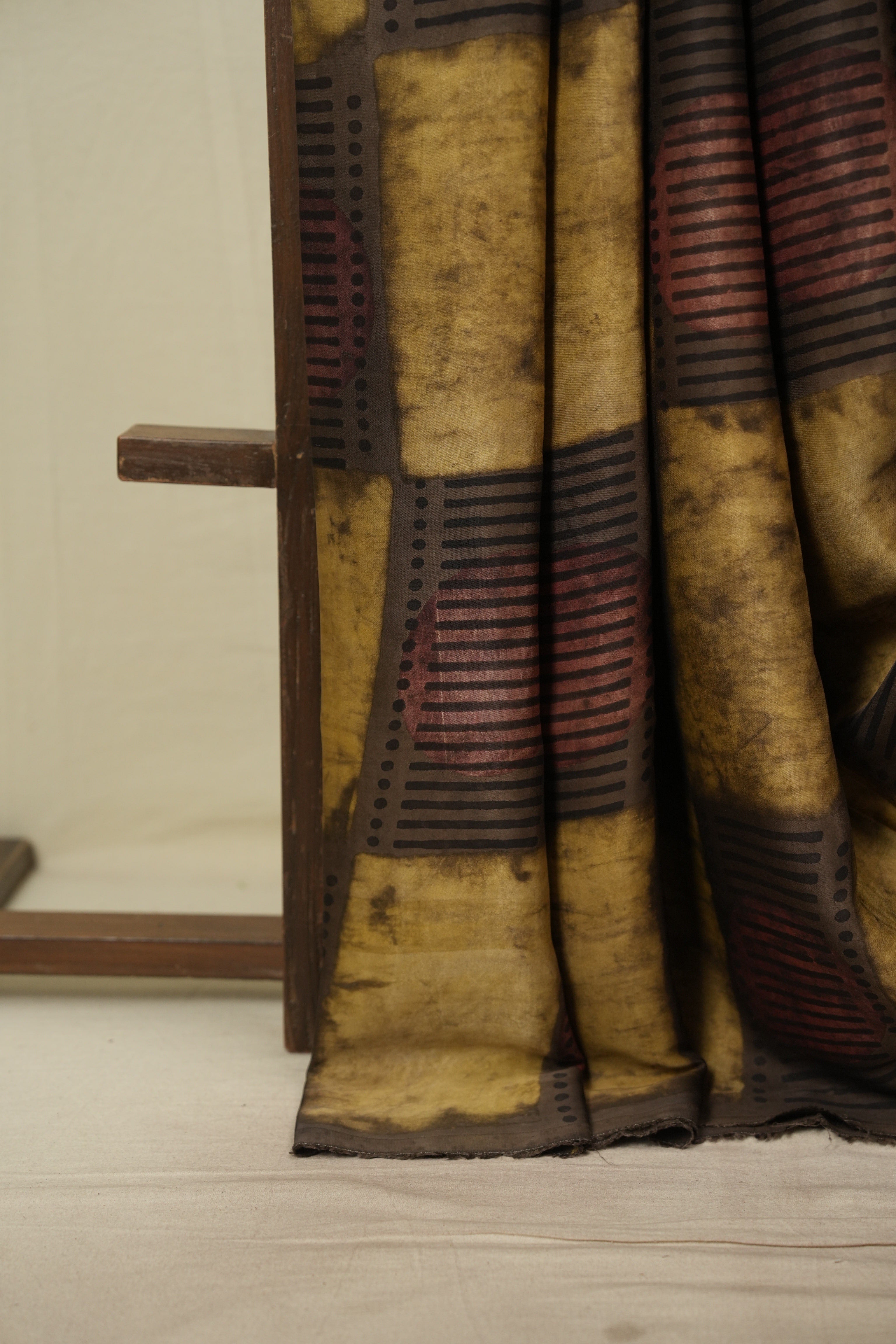 Muted Olive Modal Silk Saree -SRMOMSS751