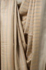 Light Beige Tussar Silk Saree - SRLBTSS1602