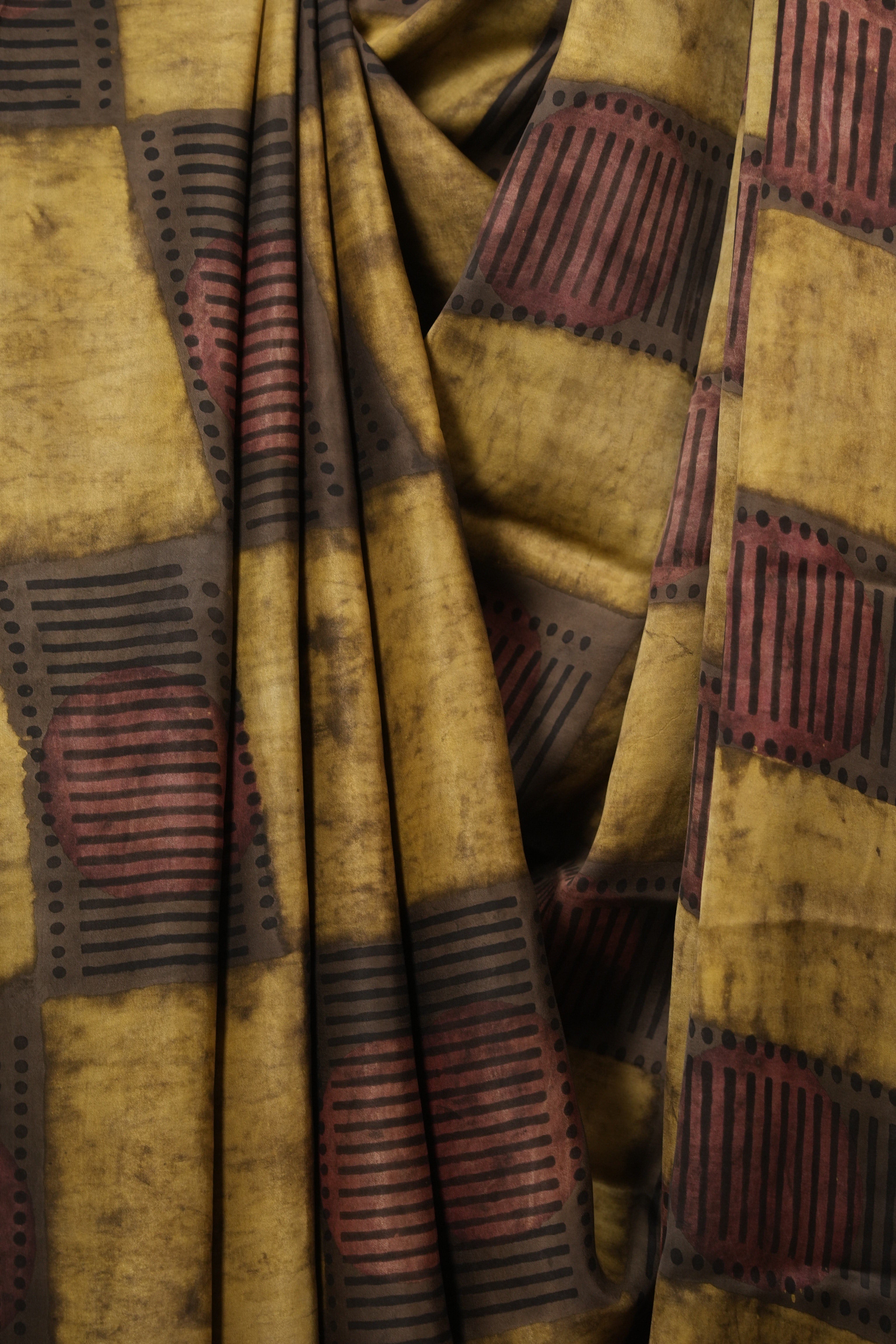 Muted Olive Modal Silk Saree -SRMOMSS751