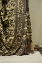 Beige HBP Modal Silk Saree - SRBMSS709