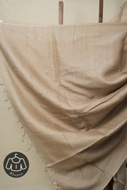 Light Beige Tussar Silk Saree - SRLBTSS1602
