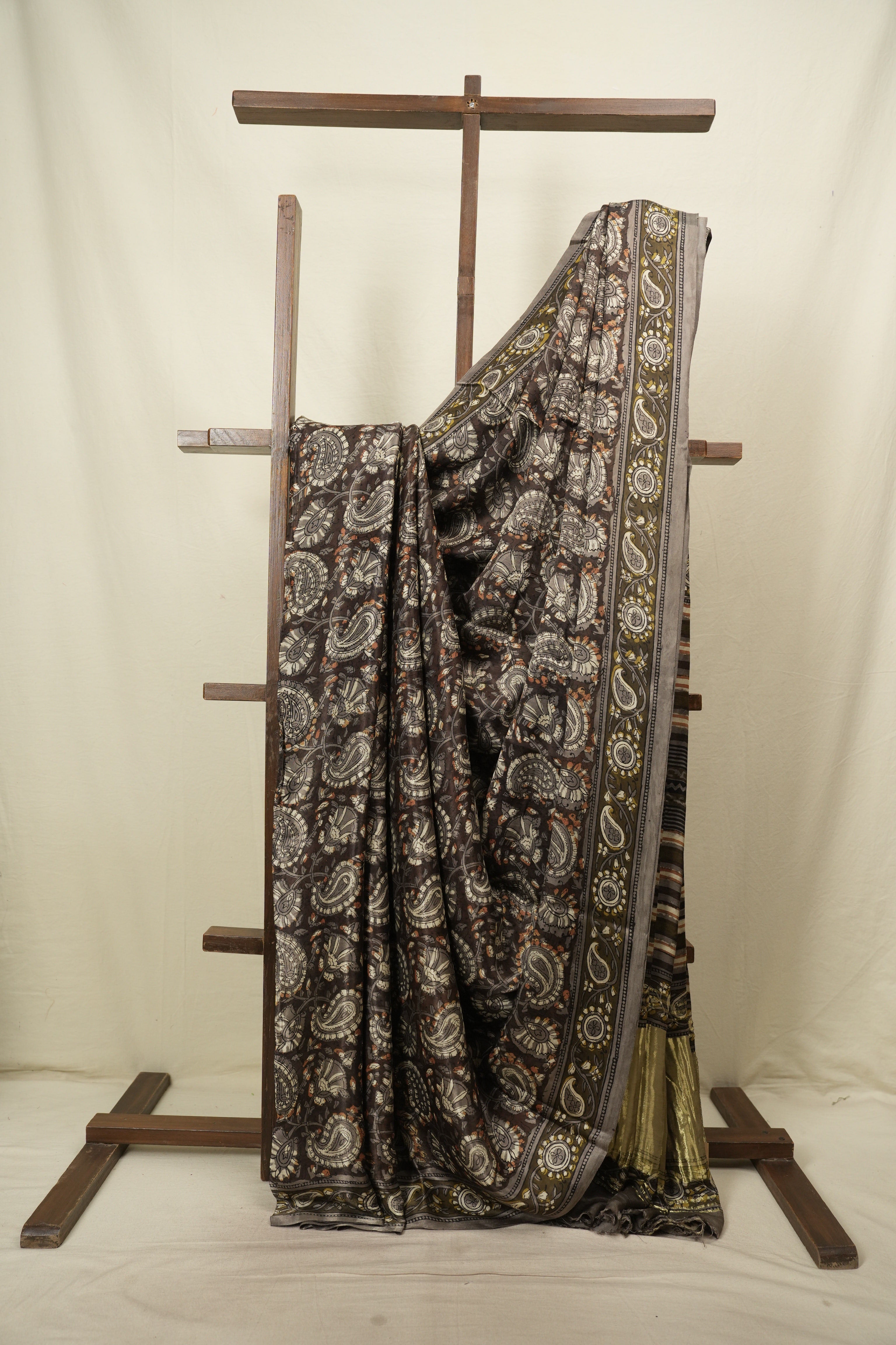 Coffee Brown Modal Silk Saree -SRCBMSS754