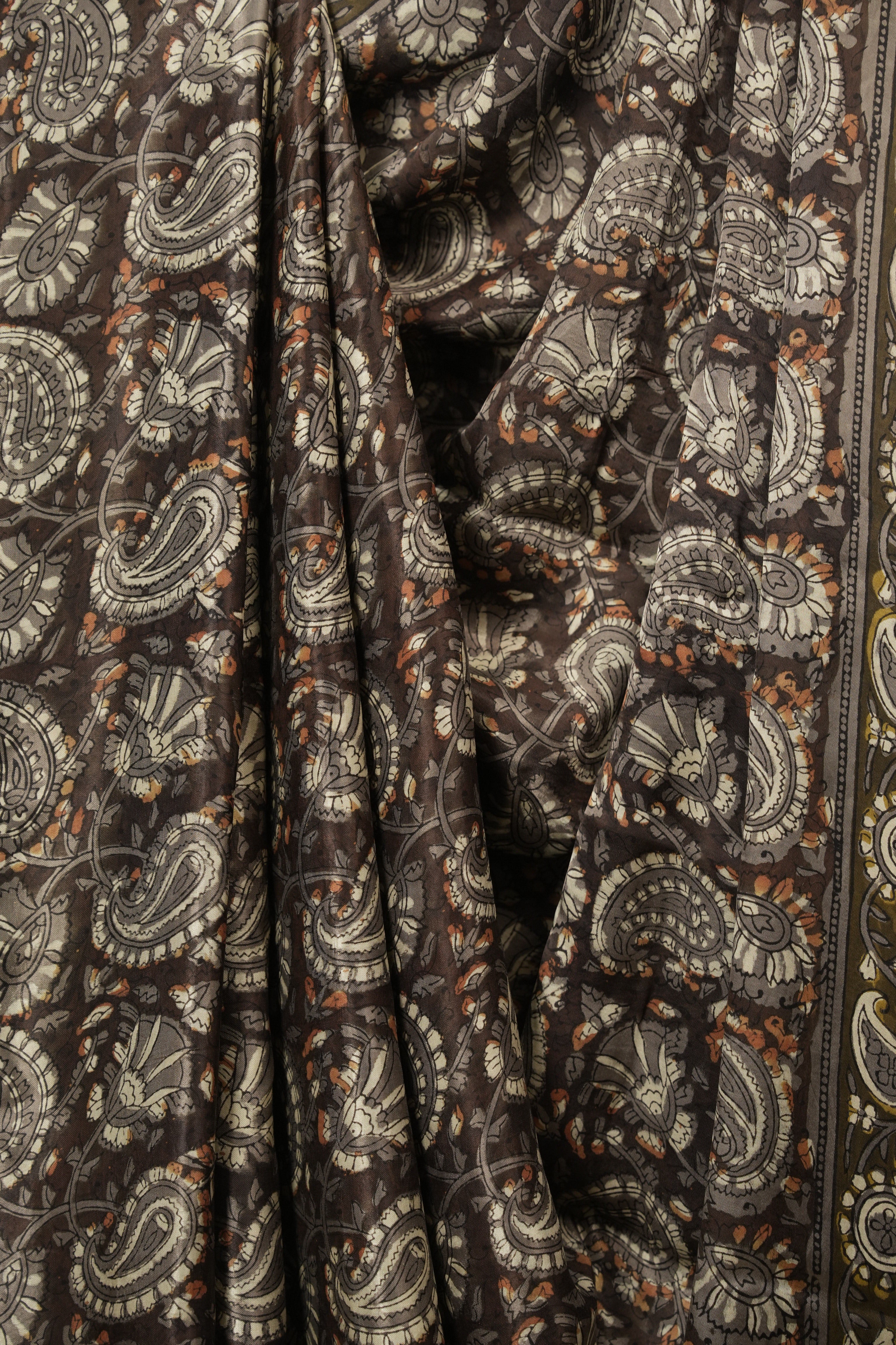 Coffee Brown Modal Silk Saree -SRCBMSS754
