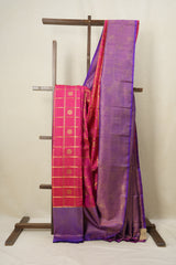 Rani Pink Kanjivaram Silk Saree - SRRPKSS933