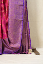 Rani Pink Kanjivaram Silk Saree - SRRPKSS933