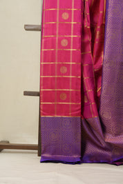 Rani Pink Kanjivaram Silk Saree - SRRPKSS933