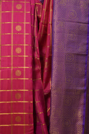 Rani Pink Kanjivaram Silk Saree - SRRPKSS933