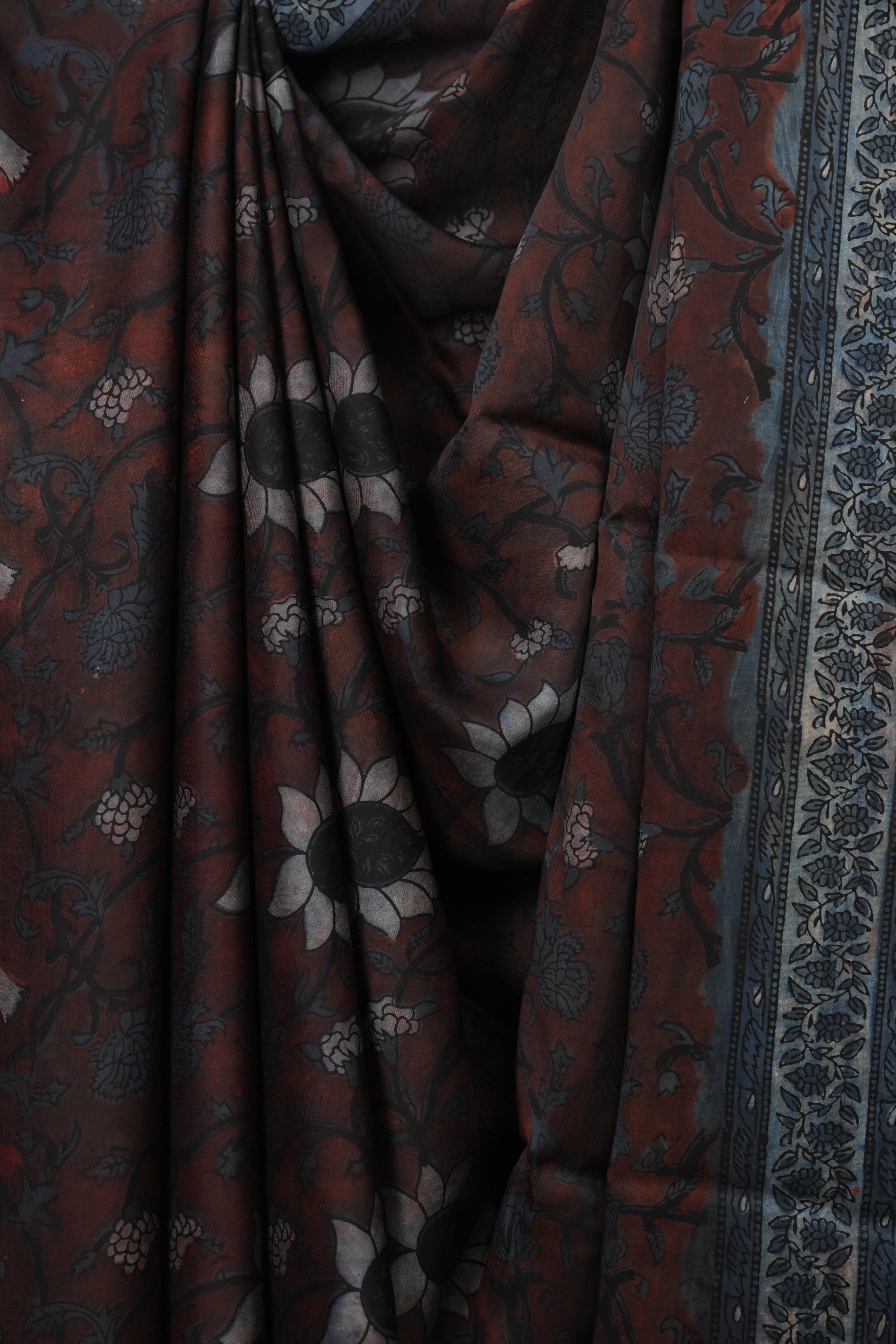 Brick HBP Modal Silk Saree - SRBMSS707