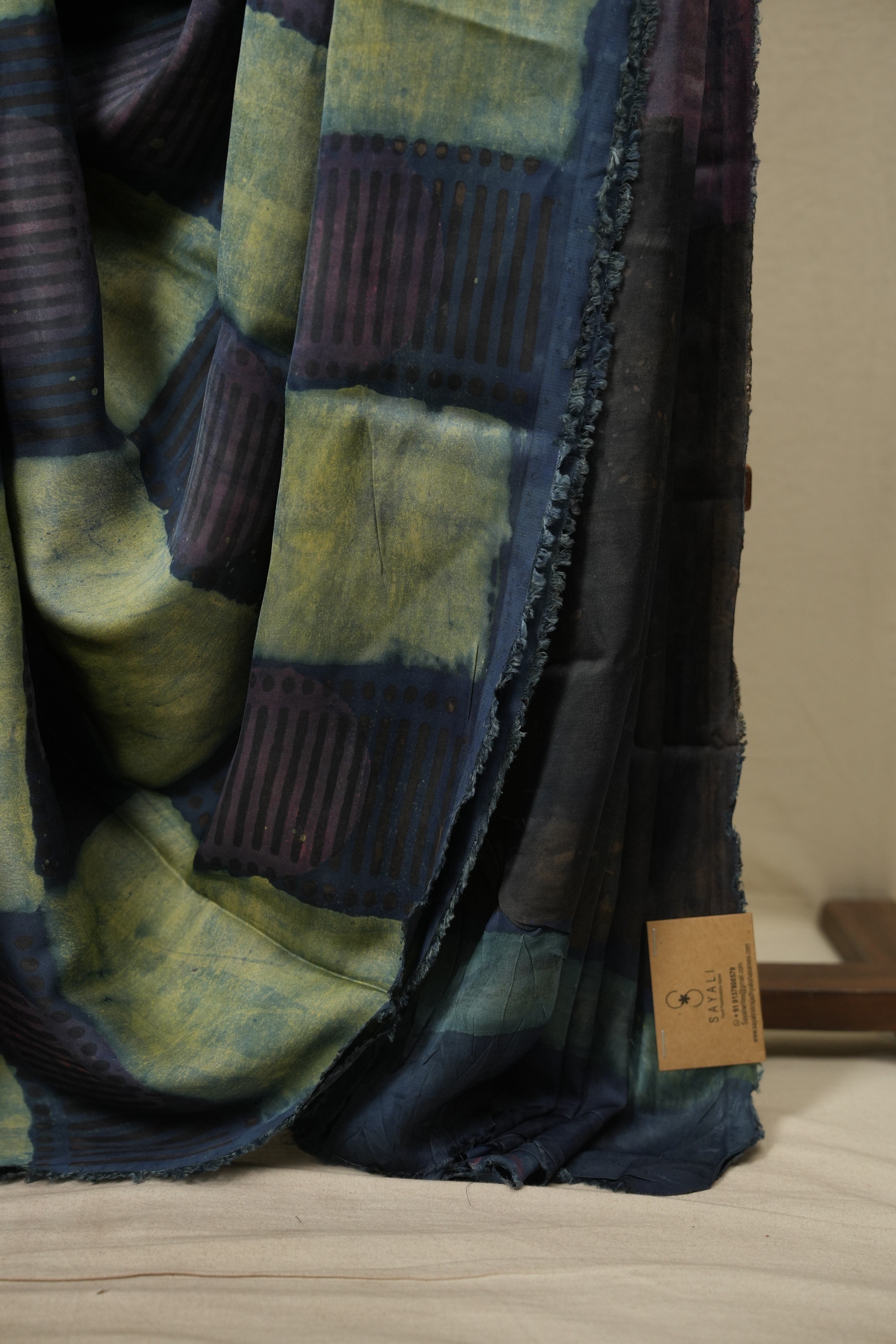 Blue Modal Silk Saree -SRBMSS757