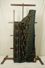 Green HBP Modal Silk Saree - SRGMSS706