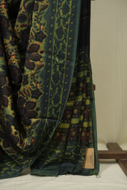 Green HBP Modal Silk Saree - SRGMSS706