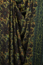 Green HBP Modal Silk Saree - SRGMSS706
